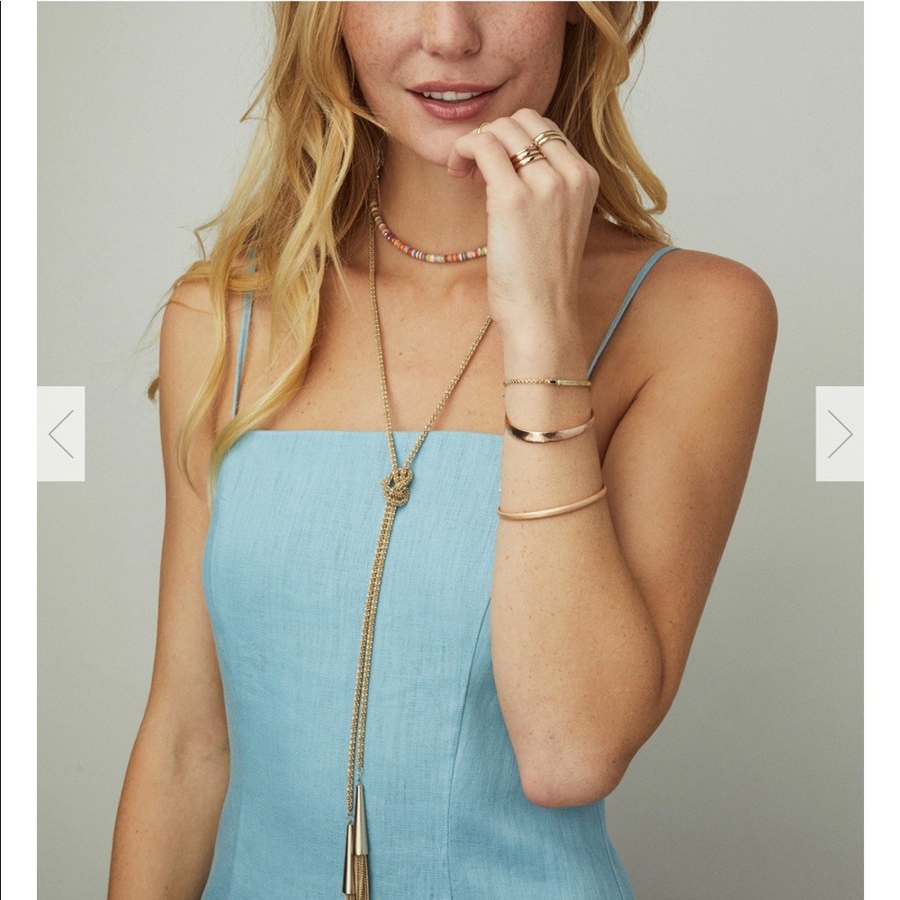 Kendra Scott Phara Lariat Necklace in Gold